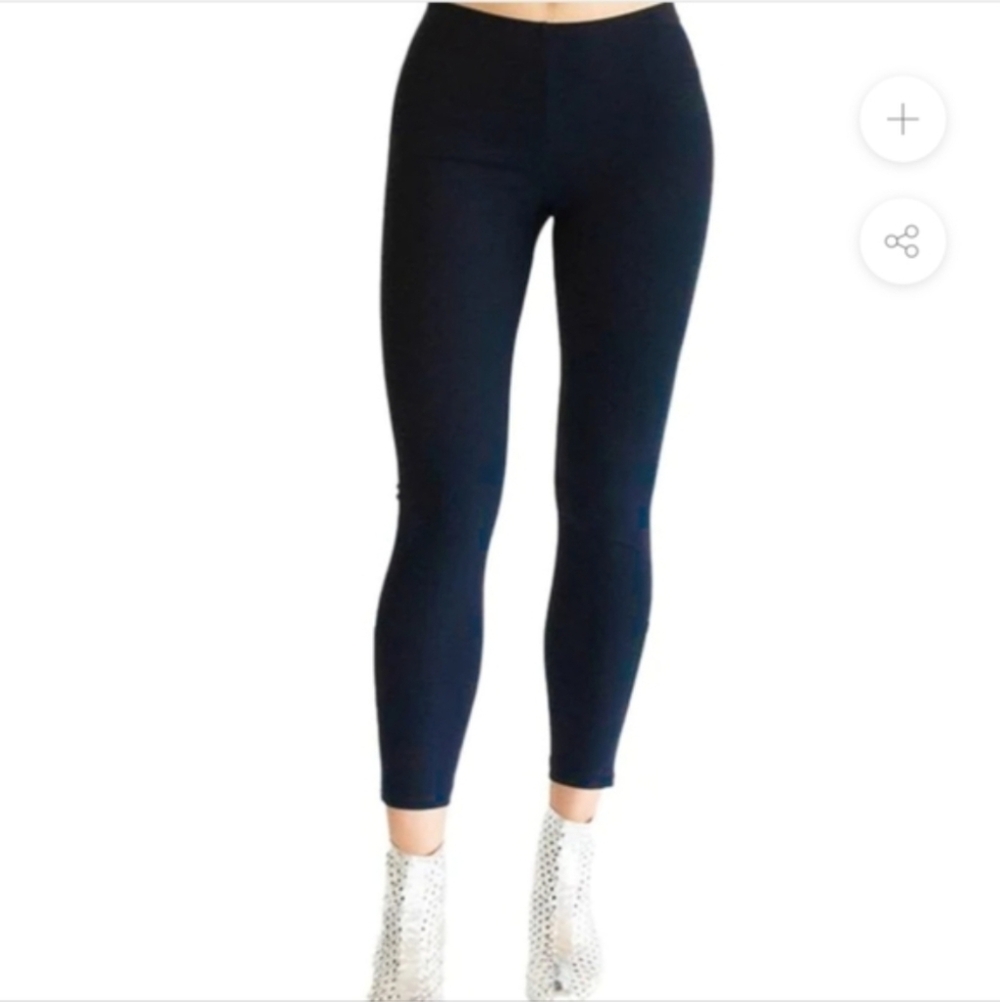 Elaine Kim tech stretch pants leggings black size small